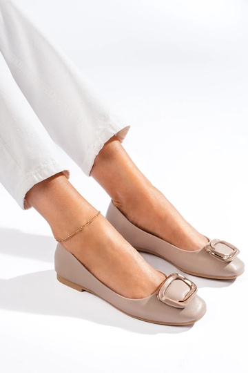 Beige Ballerinas Shelovet 2