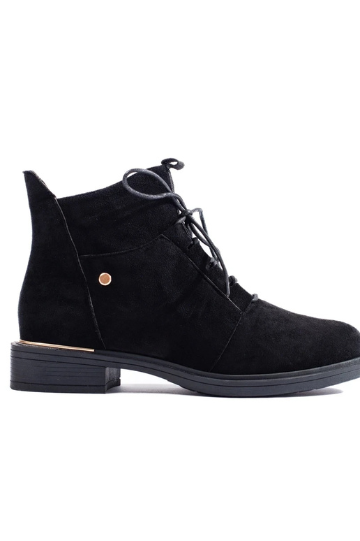 Suède damesschoenen in zwart Suède damesschoenen in zwart