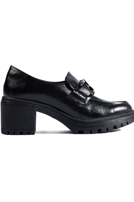 Schwarze Damenschuhe mit hohen... Schwarze Damenschuhe mit hohen...