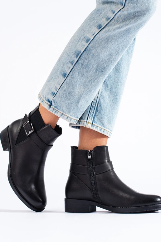 Chaussures femme noires avec élastique Chaussures femme noires avec élastique