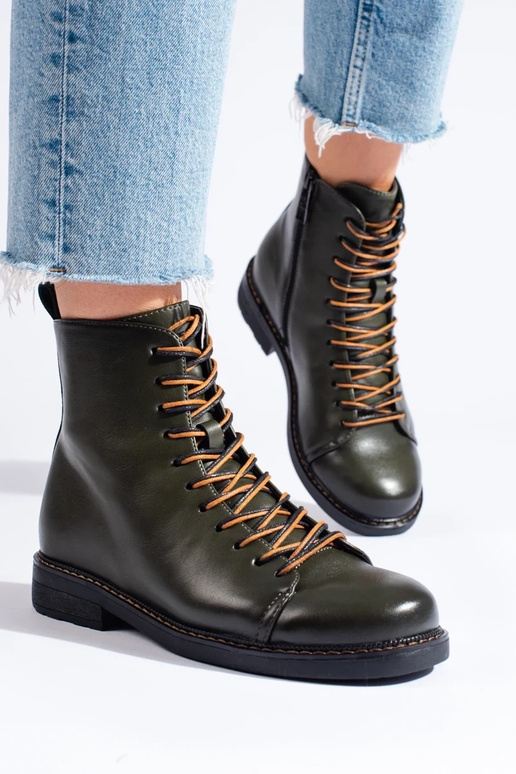 bottes femme vert foncé Vinceza avec...