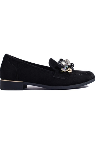 schwarze Lords-Modellschuhe...