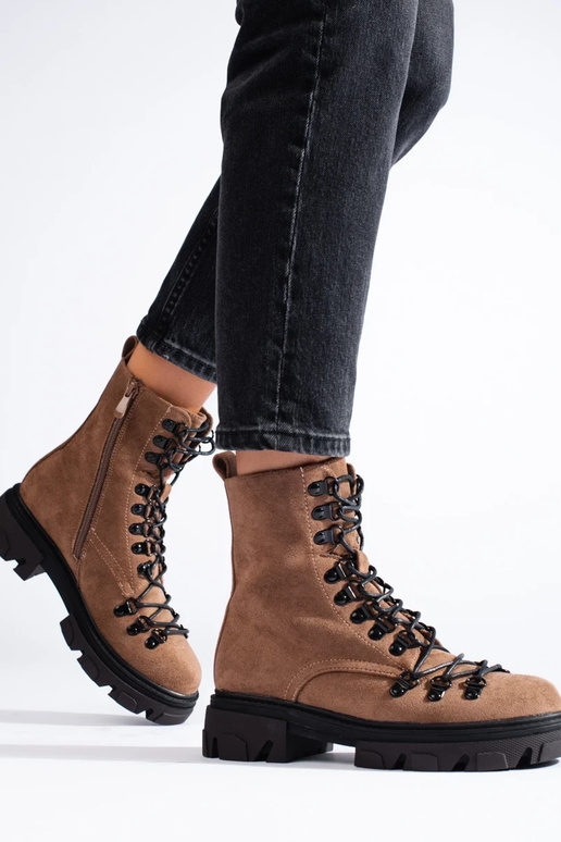 Vinceza - Bottines à lacets en daim -... Vinceza - Bottines à lacets en daim -...