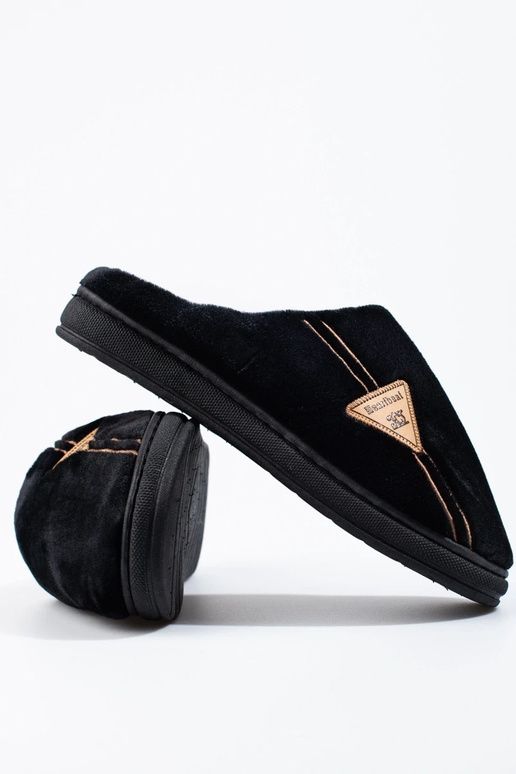 chaussons chauds noirs pour hommes...