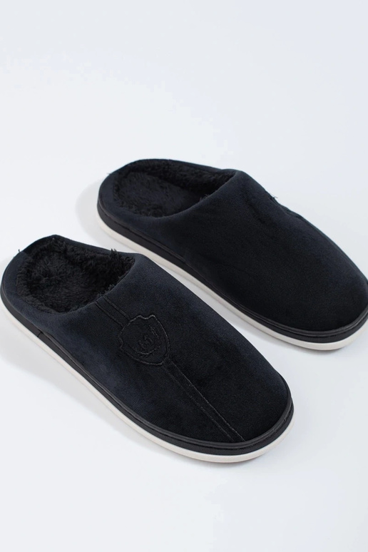 chaussons homme noirs Shelovet