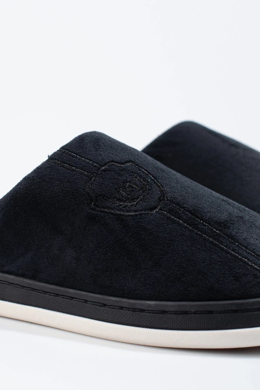 chaussons homme noirs Shelovet