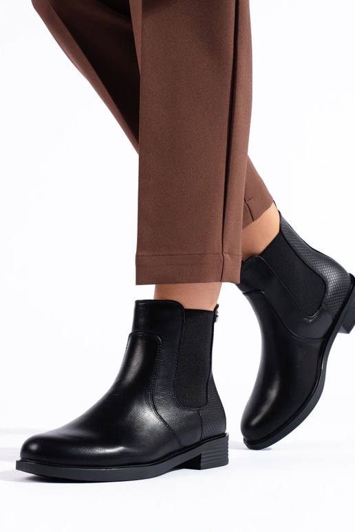 zwarte damesschoenen Chelsea boots zwarte damesschoenen Chelsea boots