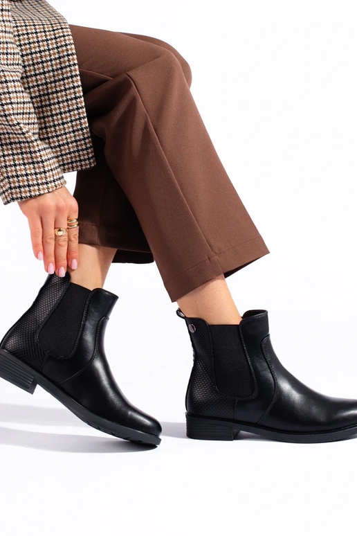 zwarte damesschoenen Chelsea boots zwarte damesschoenen Chelsea boots