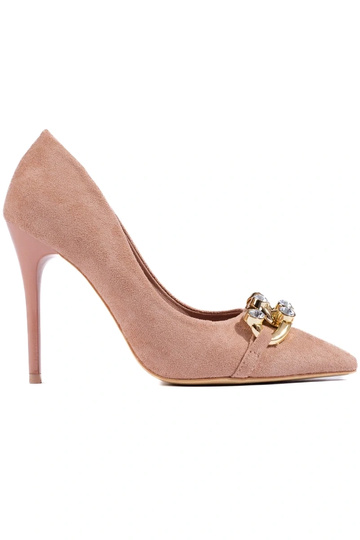 Rosa Wildleder High Heels...