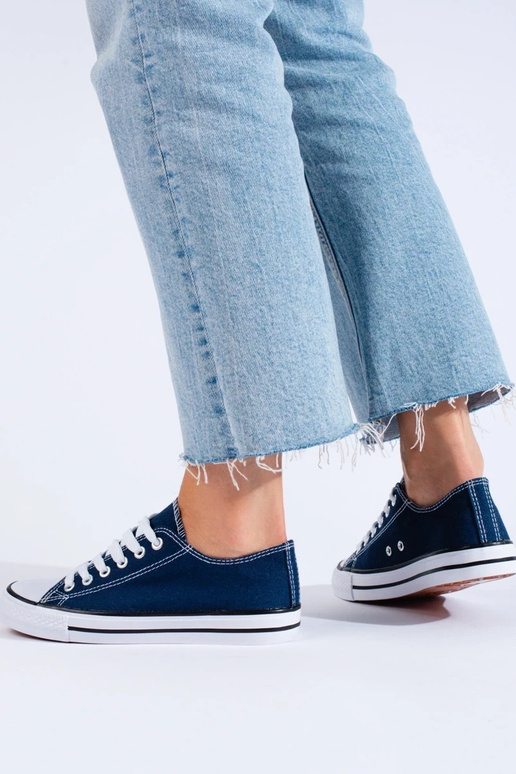 Klassiek model blauwe schoenen