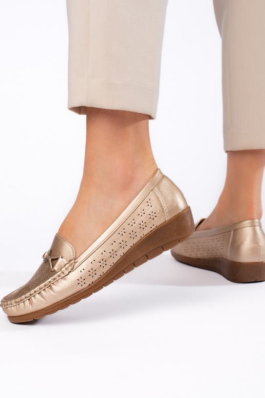 mocassins pour femmes dorés mocassins pour femmes dorés