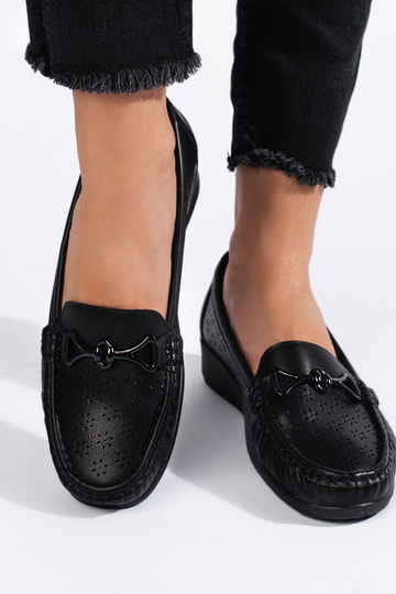mocassins femme noirs 2