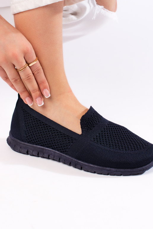 Blauwe instapschoenen van het... Blauwe instapschoenen van het...