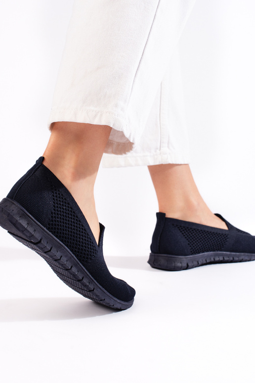 Blauwe instapschoenen van het... Blauwe instapschoenen van het...