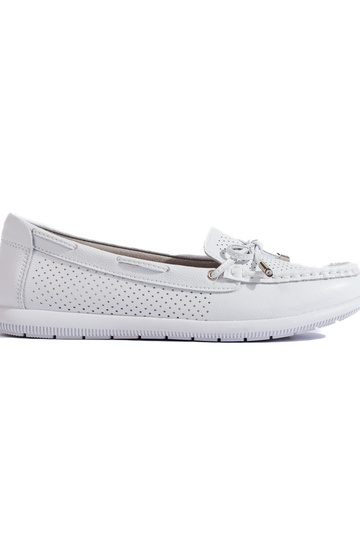 mocassins blancs pour femmes
