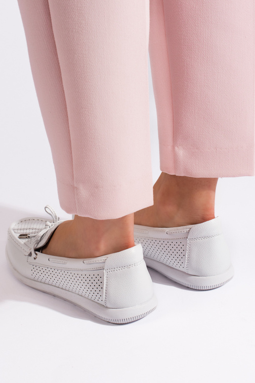 mocassins blancs pour femmes