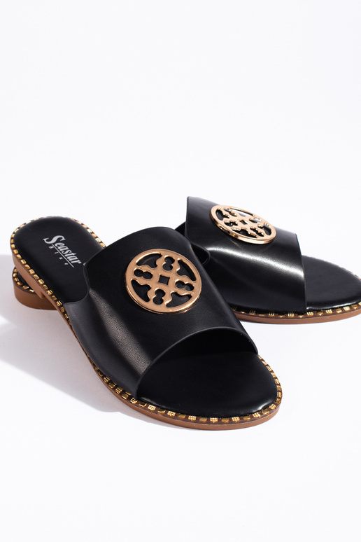 pantoufles noires pantoufles noires