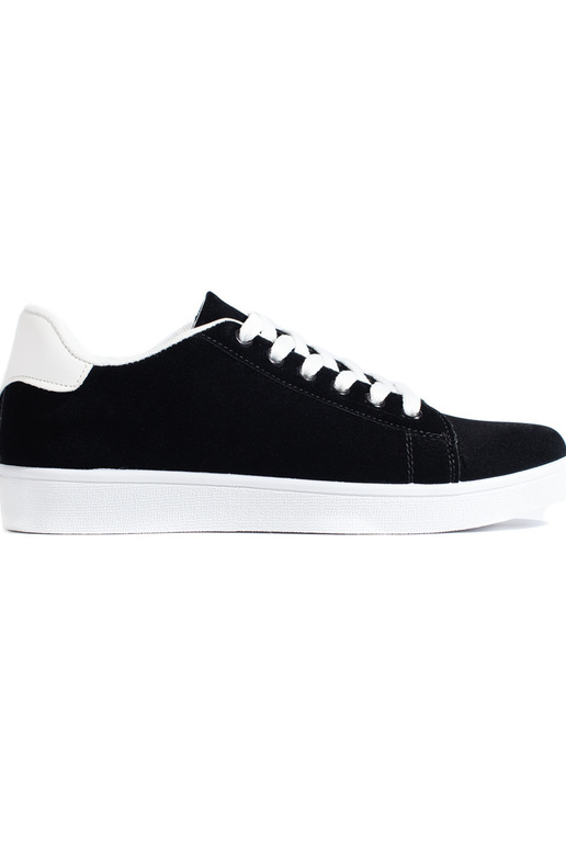 Damenschuhe aus schwarzem Wildleder