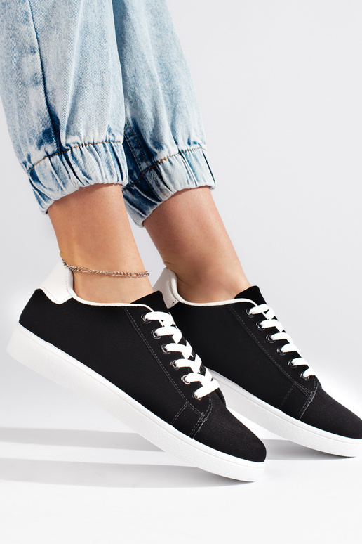 zwart suède damesschoenen