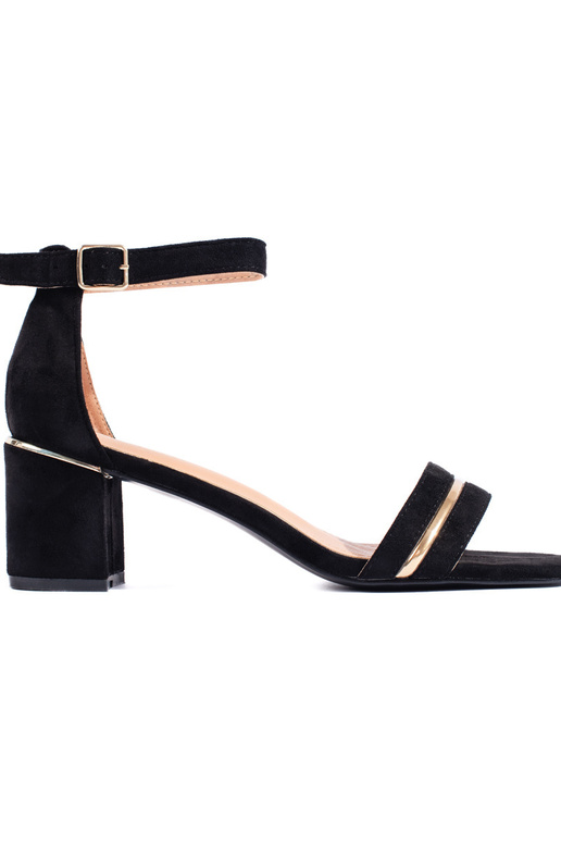 zwarte suède sandalen met hak zwarte suède sandalen met hak