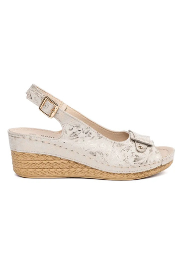 beige sandaal espadrilles