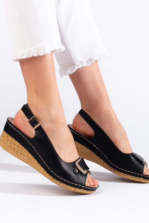 schwarze Espadrilles