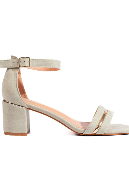 sandales à talons en daim vert sandales à talons en daim vert