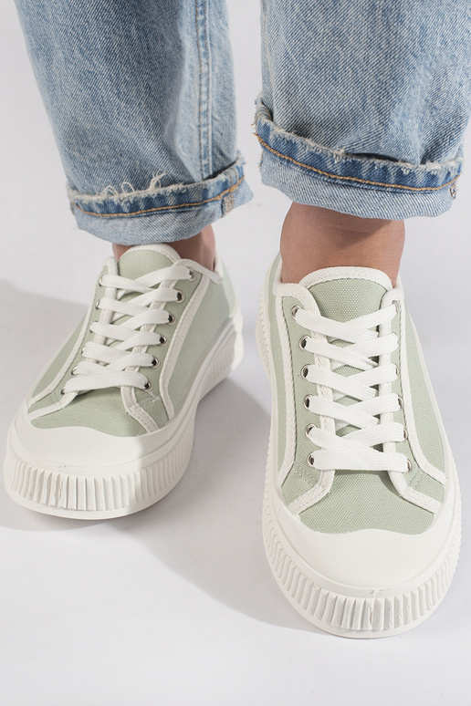 vert clair Chaussures femme à plateforme vert clair Chaussures femme à plateforme