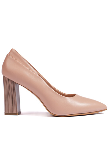 beige hoge hakken Sergio...