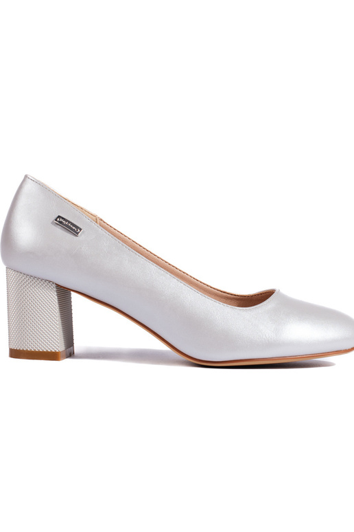 Sergio Leone High Heels mit silbernen...