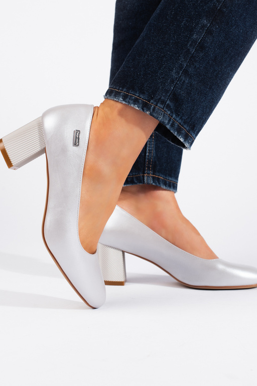 Sergio Leone hoge hakken met zilveren...