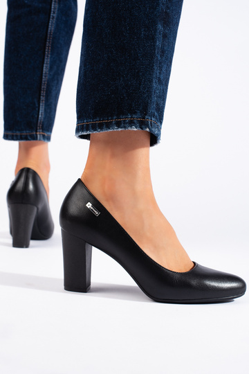 schwarze High Heels mit... 2