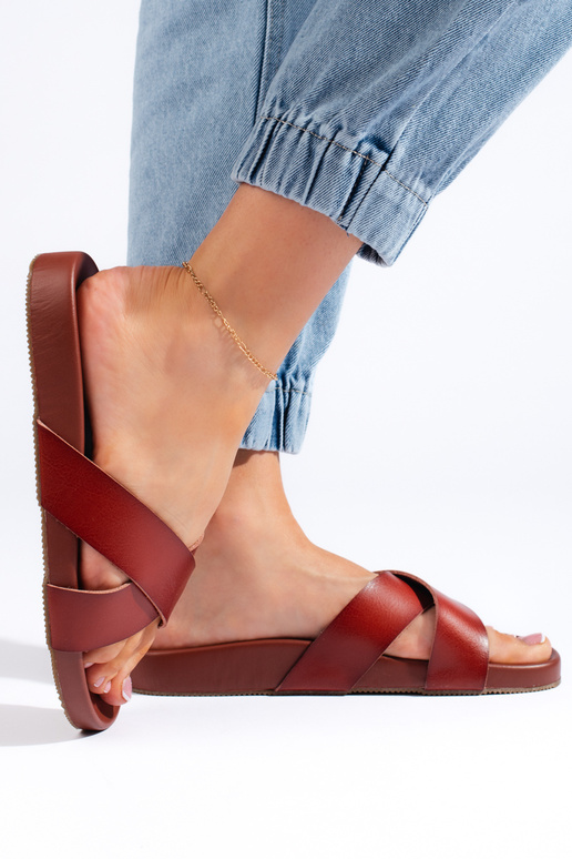 Braune Hausschuhe von Sergio Leone Braune Hausschuhe von Sergio Leone