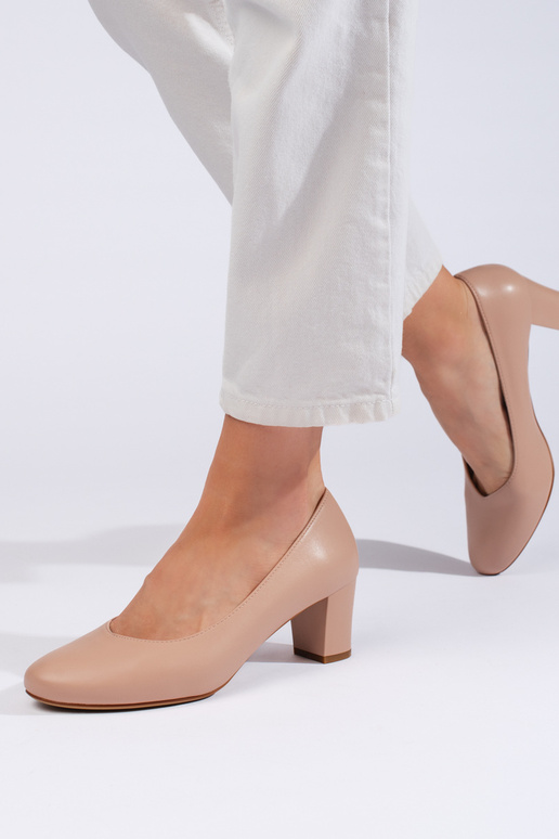 Elegante beige hoge hakken Elegante beige hoge hakken