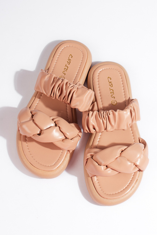 Beige Hausschuhe Beige Hausschuhe