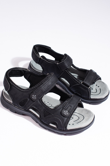 schwarze Sandalen 2