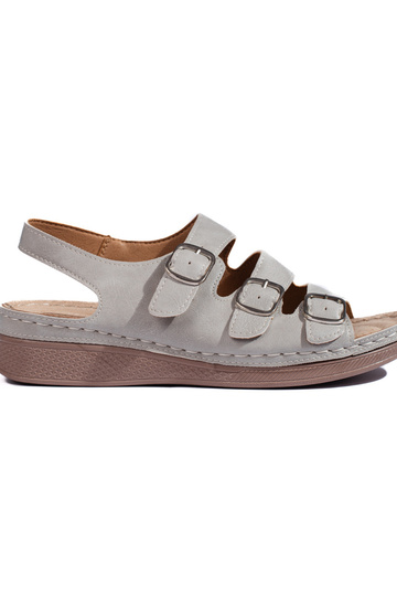 grijze sandalen