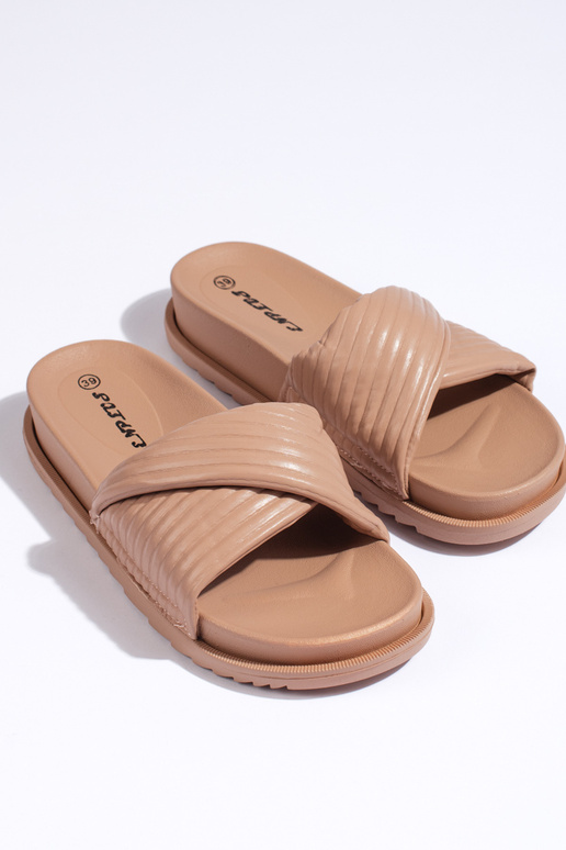 pantoufles marron pantoufles marron