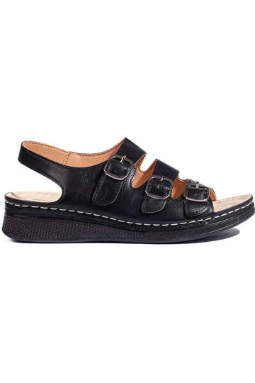 zwarte sandalen