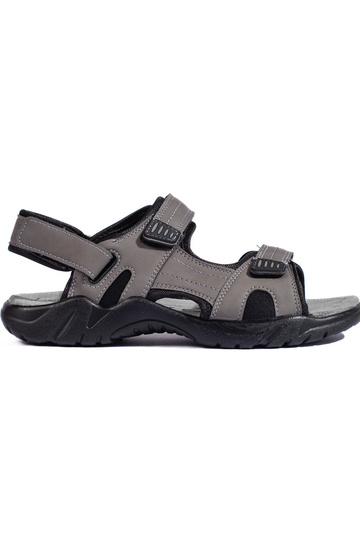 Sportieve grijze sandalen