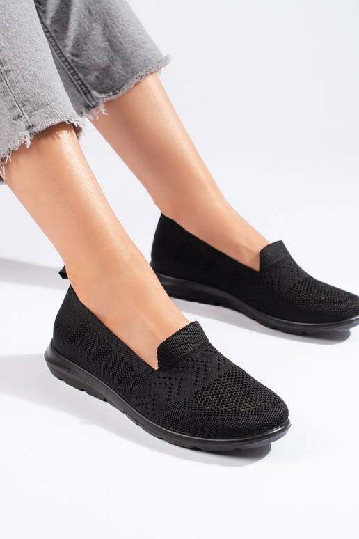 schwarzer Slip-On schwarzer Slip-On