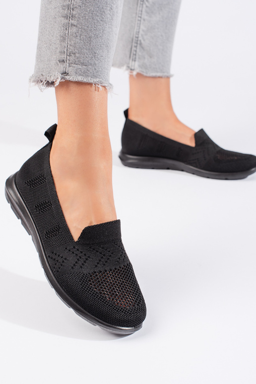 schwarzer Slip-On schwarzer Slip-On