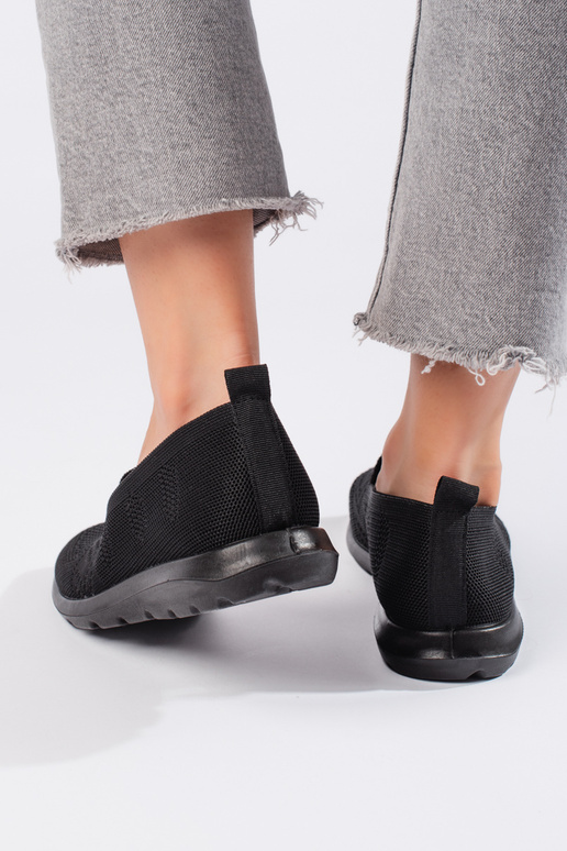 schwarzer Slip-On schwarzer Slip-On