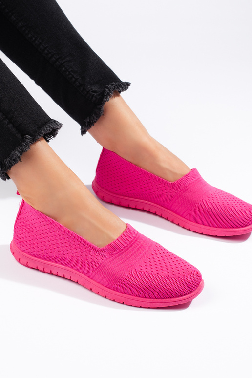 roze slip-on schoenen