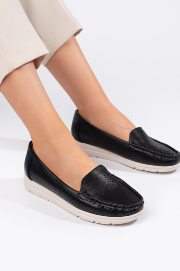 mocassins femme noirs 2