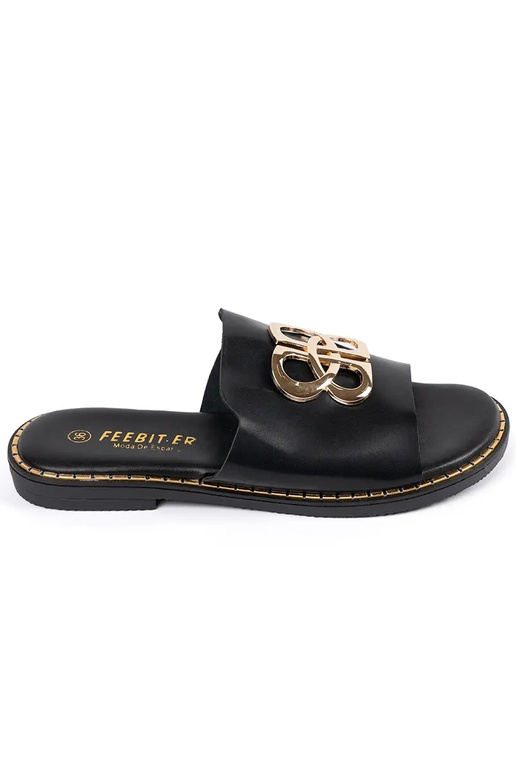 pantoufles noires pantoufles noires