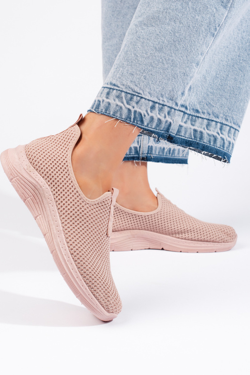 chaussures de sport roses