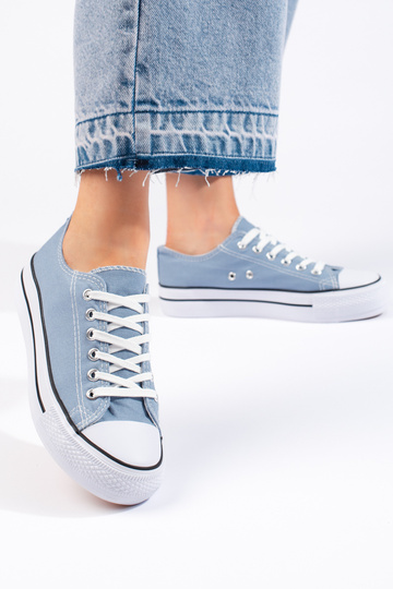 lichtblauwe damesschoenen 2