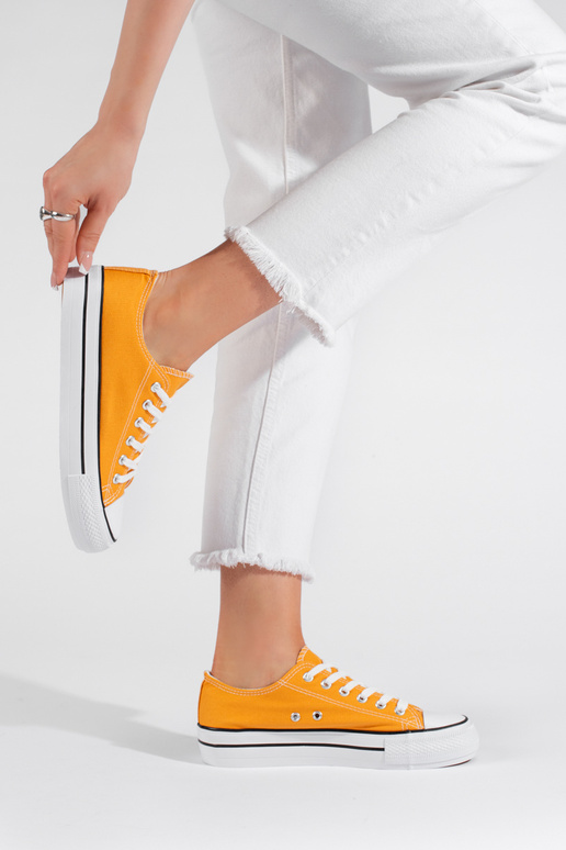 jaune Chaussures femme