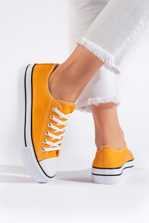 jaune Chaussures femme